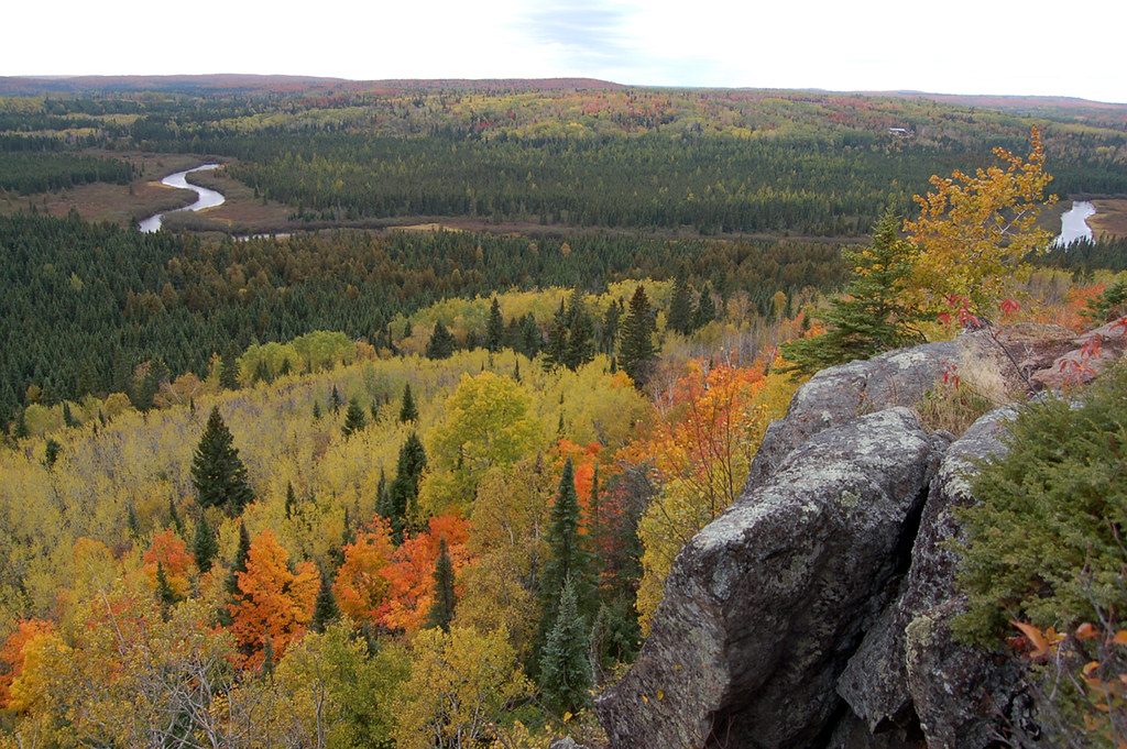 Poplar River view View of Poplar River from "Caribou Trail… Flickr