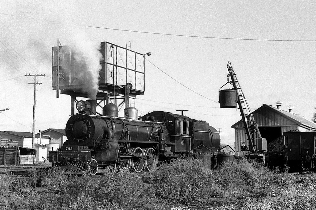At Lumsden Depot. 1972 Coaling NZR A… Flickr