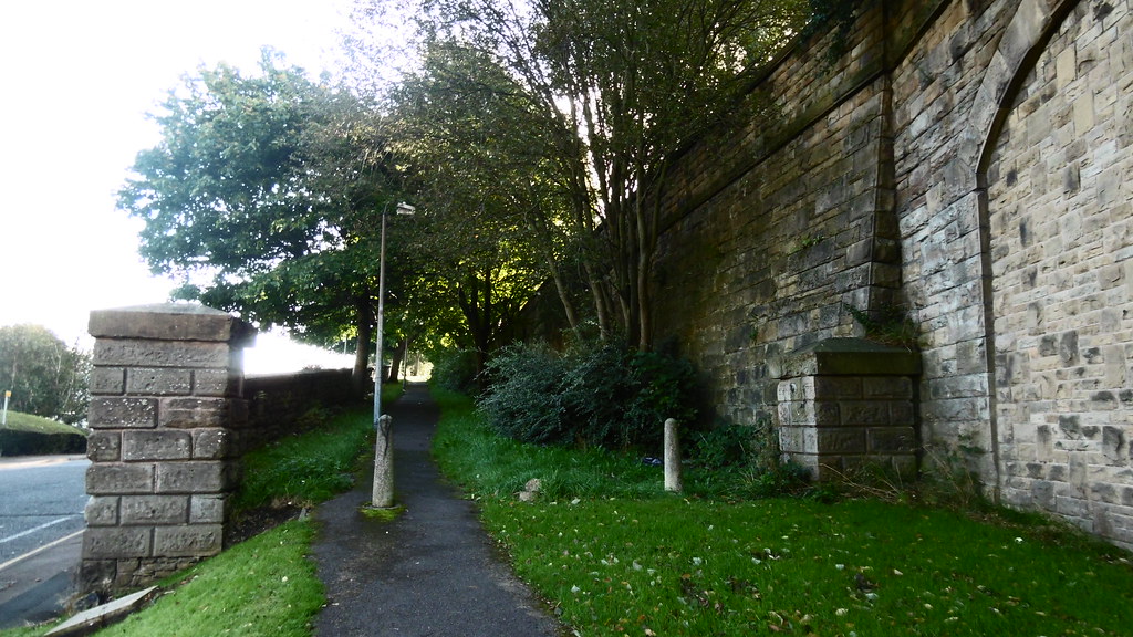 Bradford Adolphus St station site old goods yard ramp at… Flickr