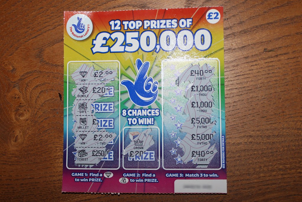 National Lottery £250,000 Rainbow Scratchcard My winning N… Flickr
