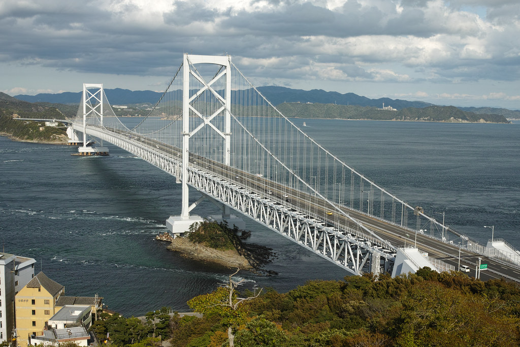 Great Naruto Bridge Naruto, Shikoku 鳴門大橋，四國。 SDIM0080s