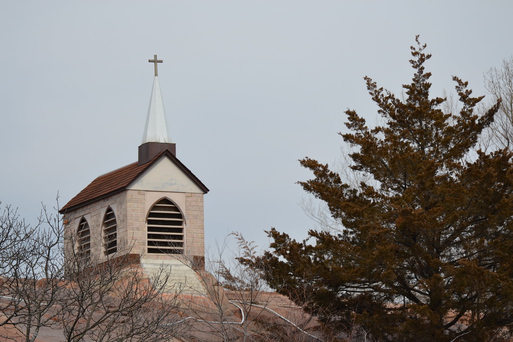 Church above Montello Falls, WI Daggett Memorial Park high… Flickr