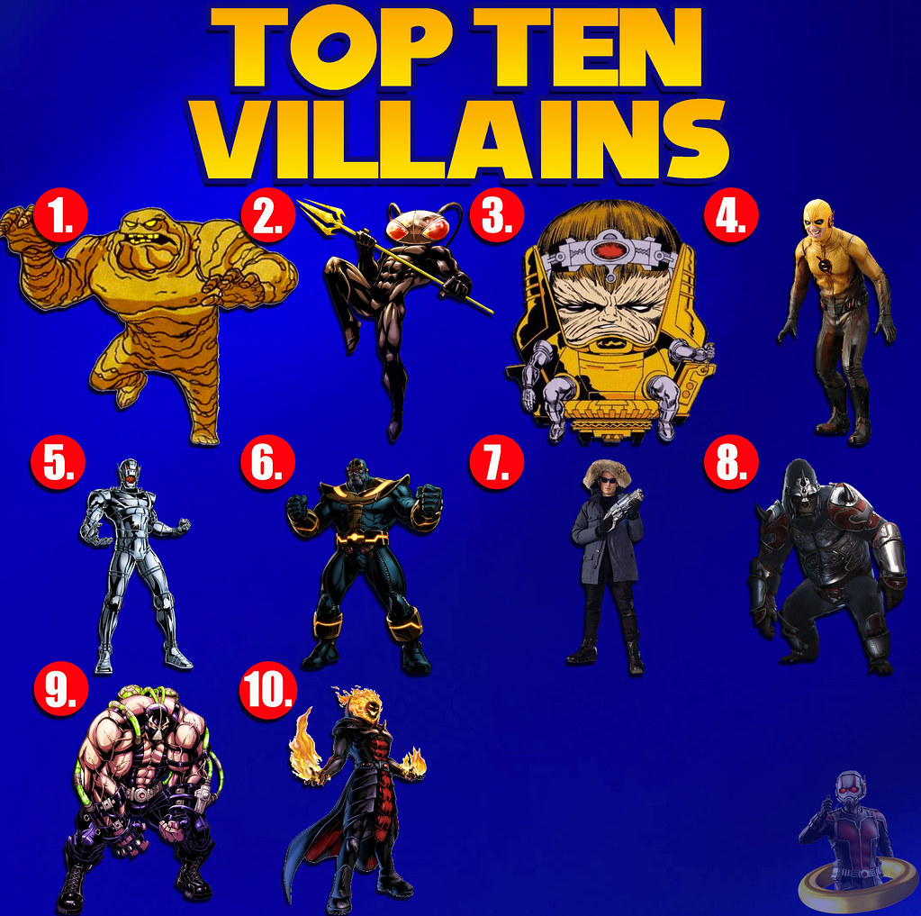 Top Ten Villains Since today's Miscellaneous Sunday, here'… Flickr