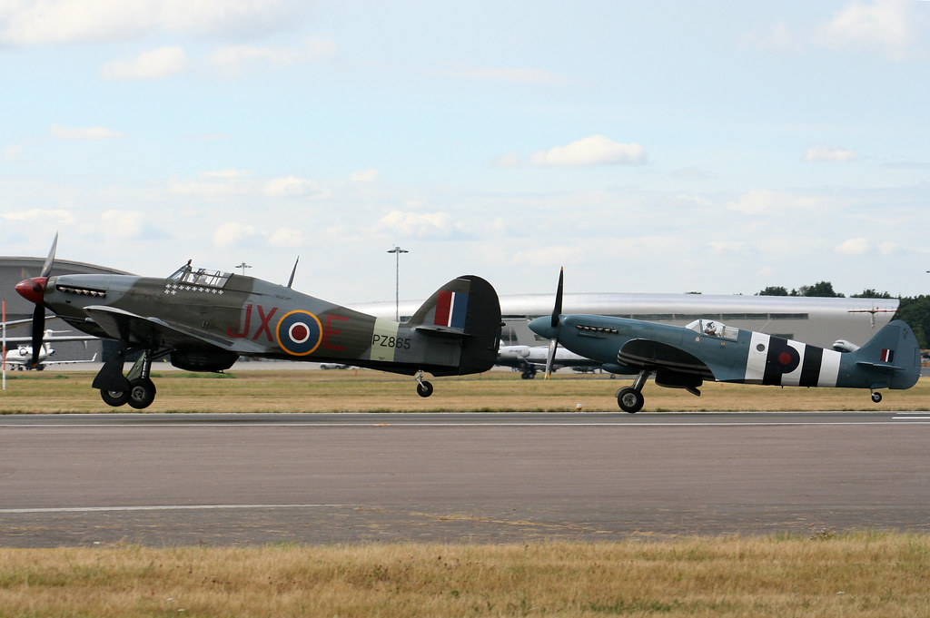EGLF Battle of Britain Memorial Flight Farnborough Inter… Flickr