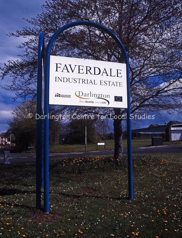 Darlington, Faverdale Industrial Estate, sign Image from t… Flickr