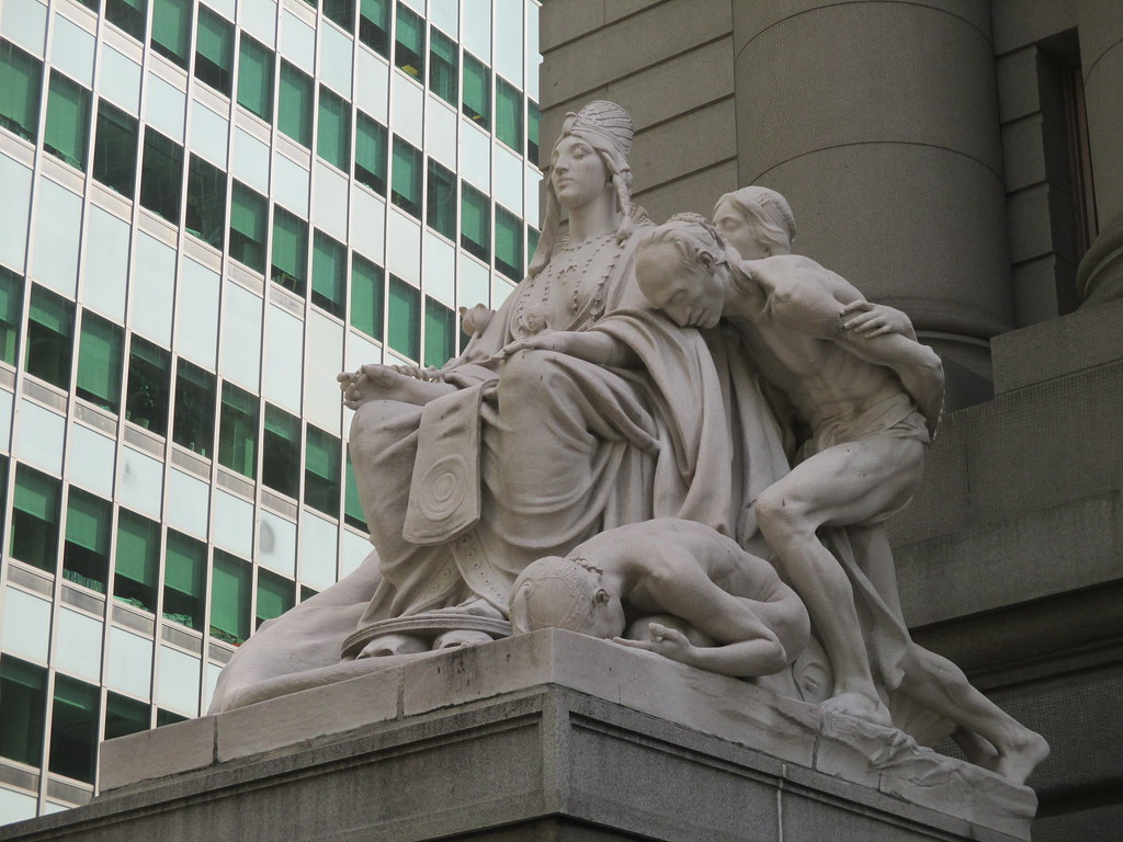Statues of The Four Continents Asia Downtown NYC 4445 Flickr