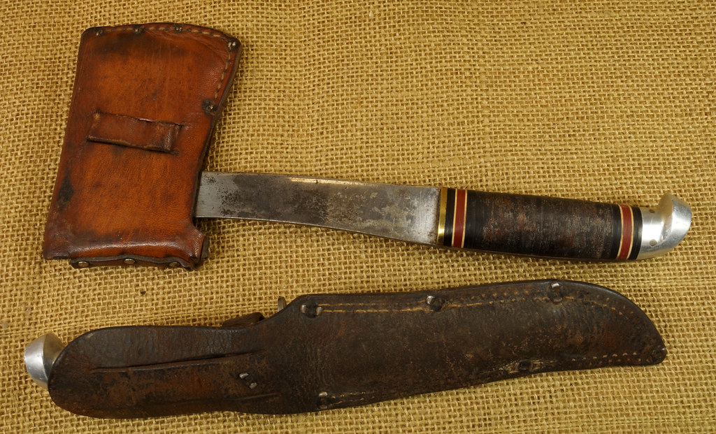RD14019 Vintage Western Knife & Hatchet Combo Boulder, Col… Flickr