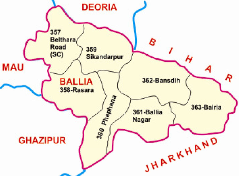 Ballia In Up Map Ballia district Uttar Pradesh Election 2017 Ballia distric&hellip; Flickr