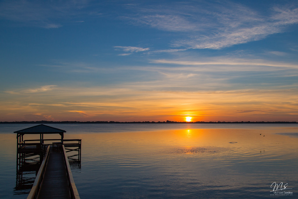 Sunrise over the Indian River Lagoon GoodMorning a peace… Flickr