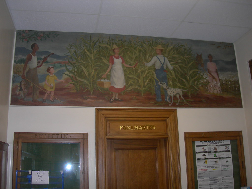 Summerville, Post Office Mural New Deal mural enti… Flickr