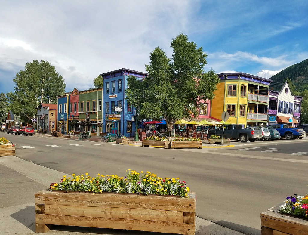 92 View of Main Street in historic downtown Crested Butte… Flickr