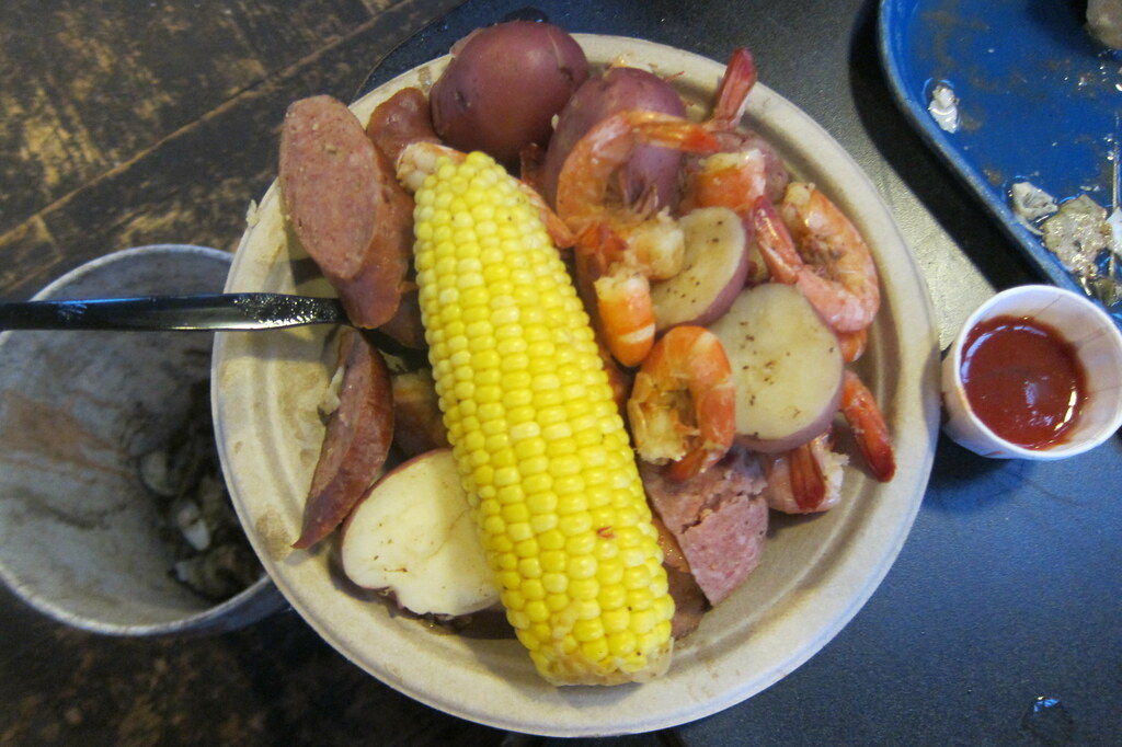 Charleston James Island Bowens Island Restaurant Frogmore Stew a