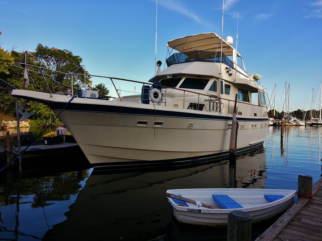 Eastport Boats Docked This is a picture of a large boat an… Flickr