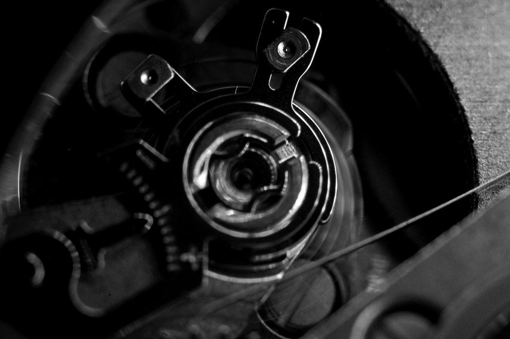 Watch Bearing Rear Macro shot of one of the bearing jewels… Flickr