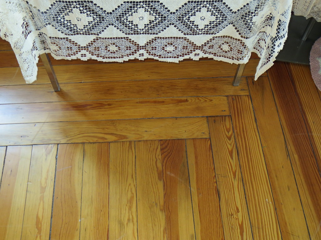 Gentry Public Library Original hardwood floors. Flickr