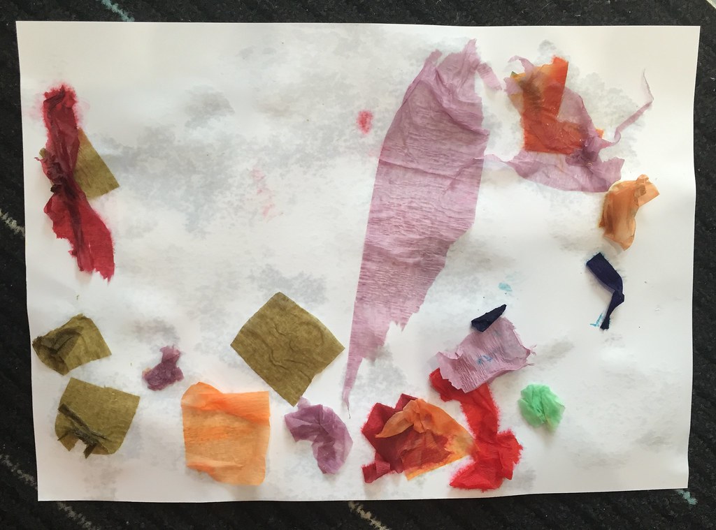 Crepe Paper Painting 090916 (36) At Storytime today we d… Flickr