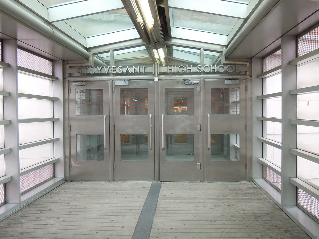 Stuyvesant High School bridge entrance specialized high sc… Flickr