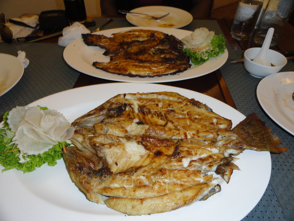 Yummie grilled fish in Bangkok, Thailand. Be careful where… Flickr