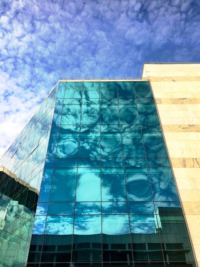 Glass boxes by the clouds! Picsnapr Flickr