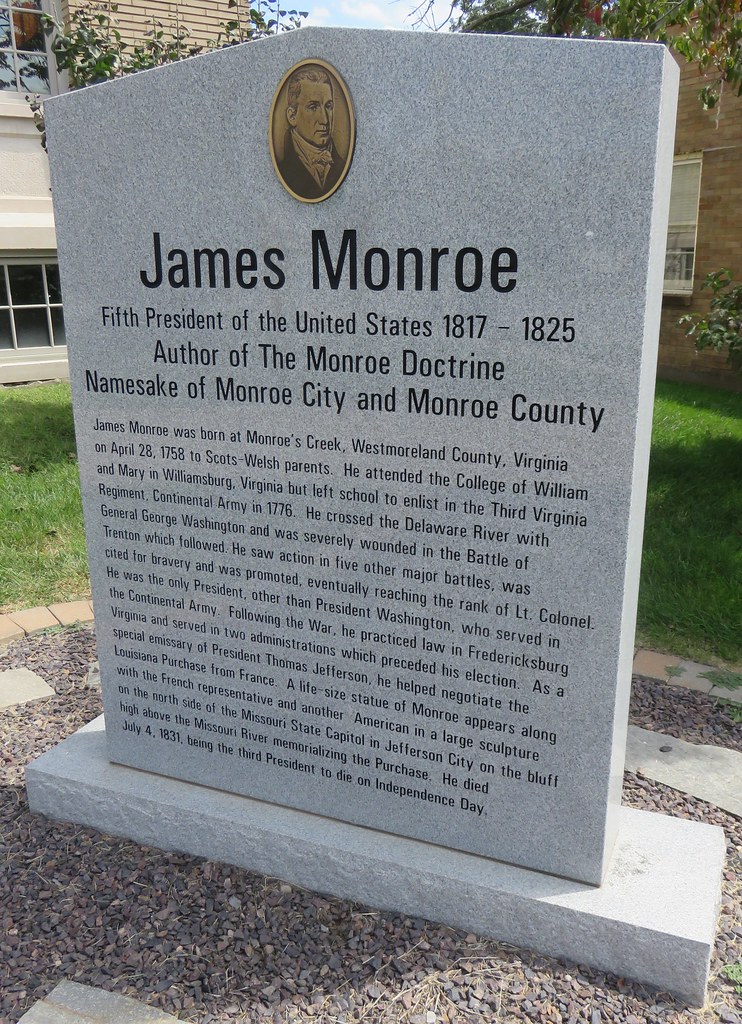 James Monroe Monument (Monroe City, Missouri) Monroe City … Flickr