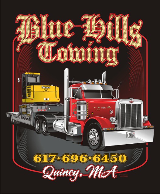 Blue Hills Towing Quincy, MA Custom Tshirt design for B… Flickr