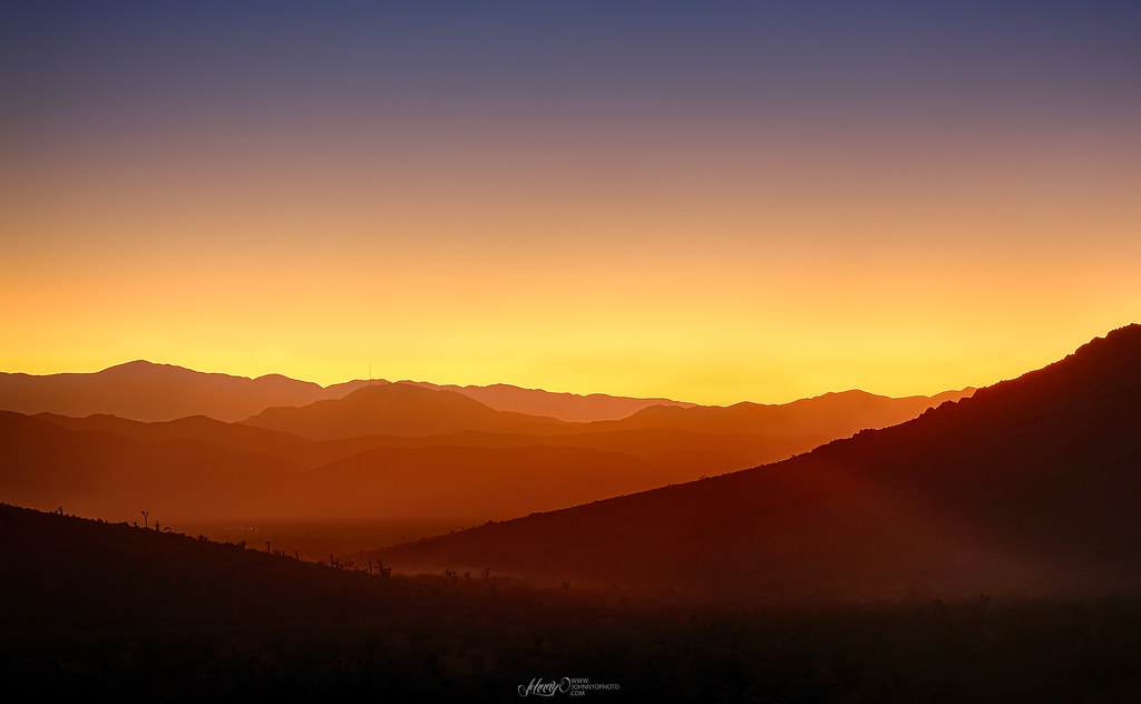 Sunset in the Mojave Desert (Stoddard Wells) www.JohnnyOPh… John O'Neill Flickr