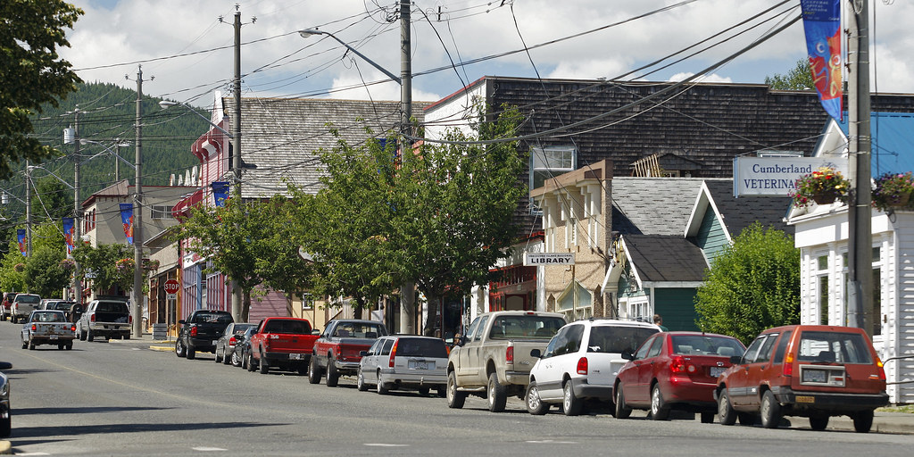 Cumberland Dunsmuir Avenue in Cumberland, named for coal b… Flickr