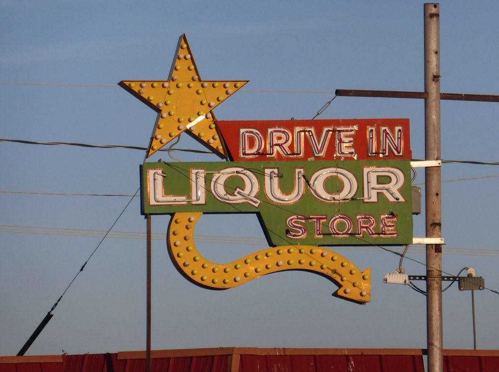 DRIVE IN LIQUOR STORE ALBUQUERQUE NEW MEXICO ROUTE 66 Flickr