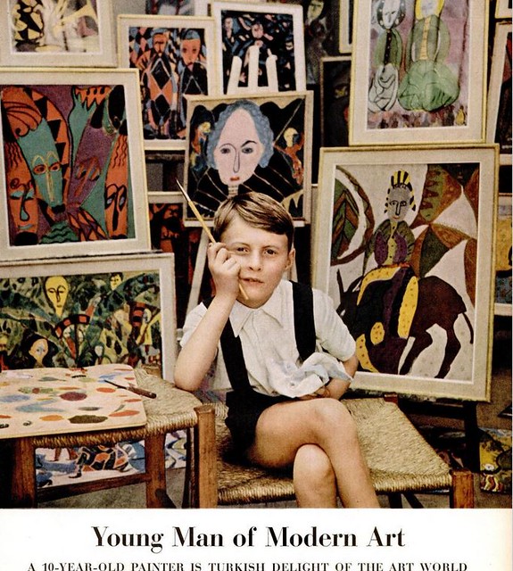 10 year old painter Hasan Kaptan via Flickr