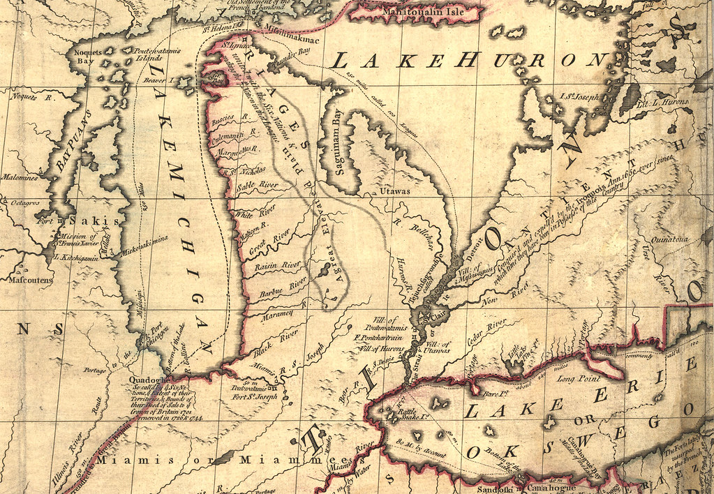 Crop of Mitchell Map 1755 The Mitchell Map is a map made b… Flickr