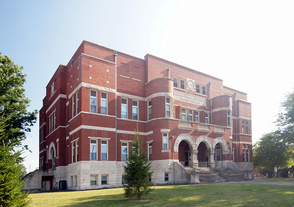 Crawford County Courthouse Robinson, Illinois It was buil… Flickr