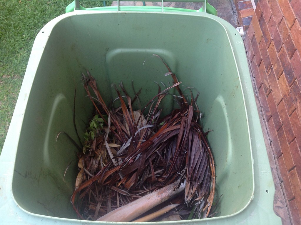 Green Waste bin half full RedlandsGarbageFan Flickr