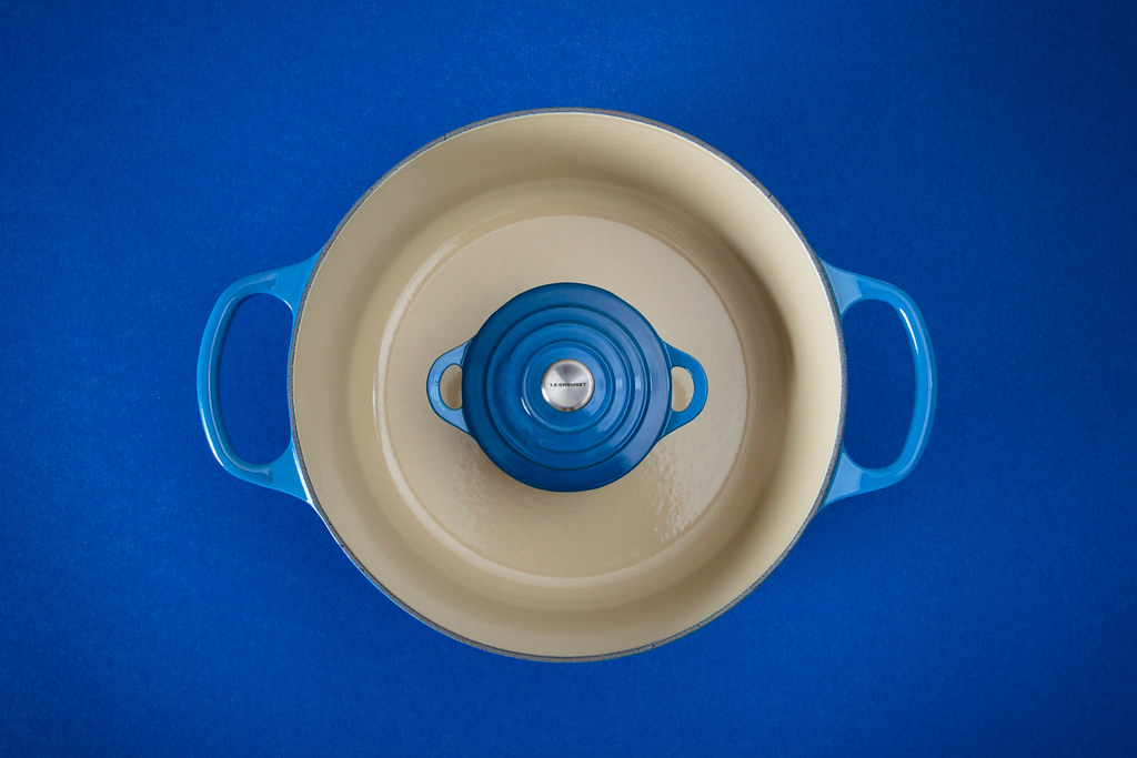 Le Creuset Blue Bakeware Featuring Le Creuset Round French… Flickr