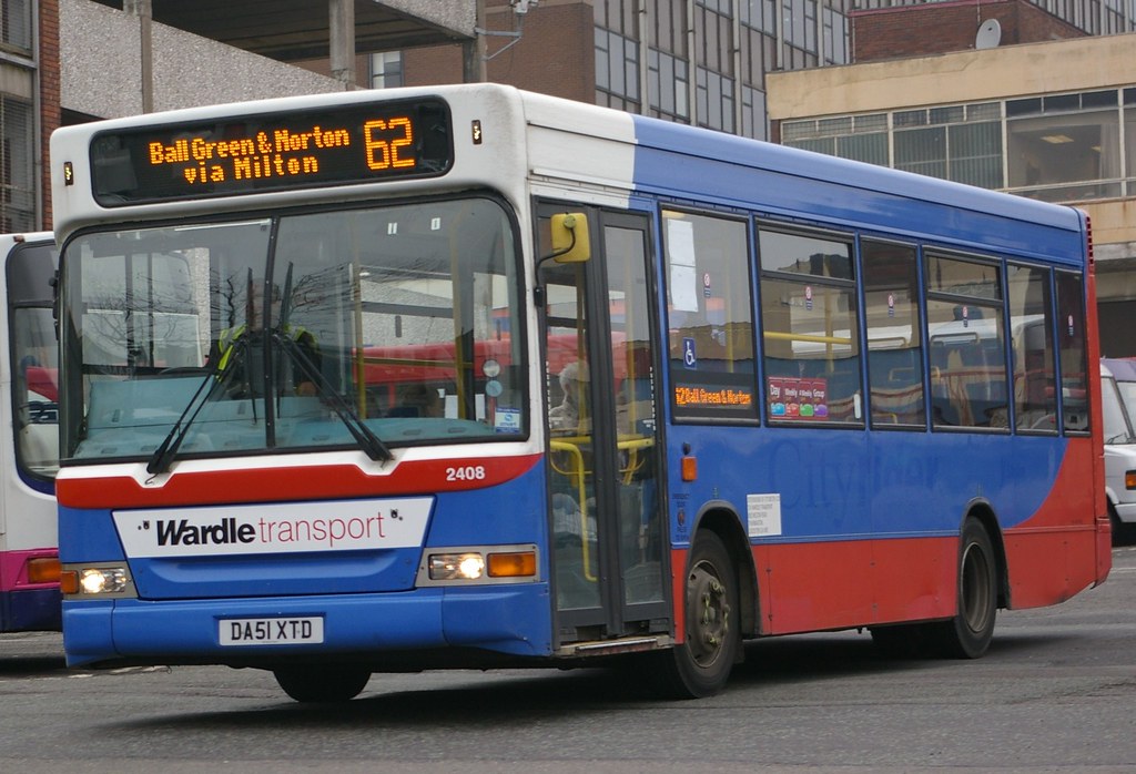 Seen leaving the old Hanley bus station is Wardle's Dennis… Flickr