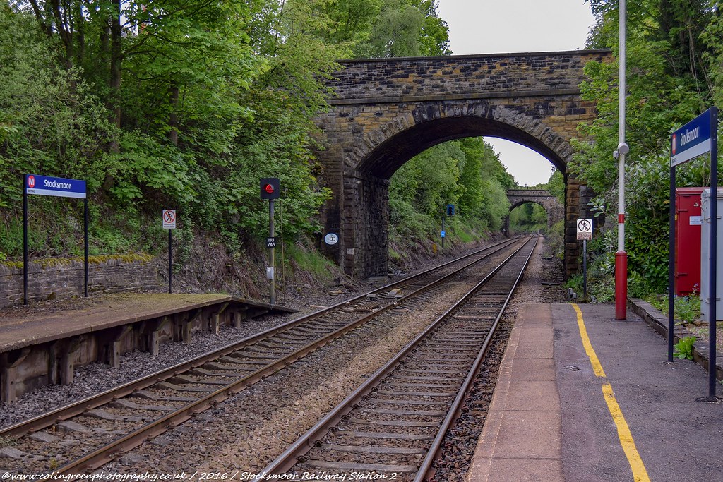 Station Road Bridge from Stocksmoor Station. More pictures… Flickr