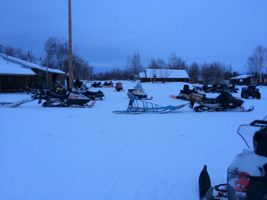 Huslia Hall snowmachine a 215 Photo by Angela Gonzalez Flickr