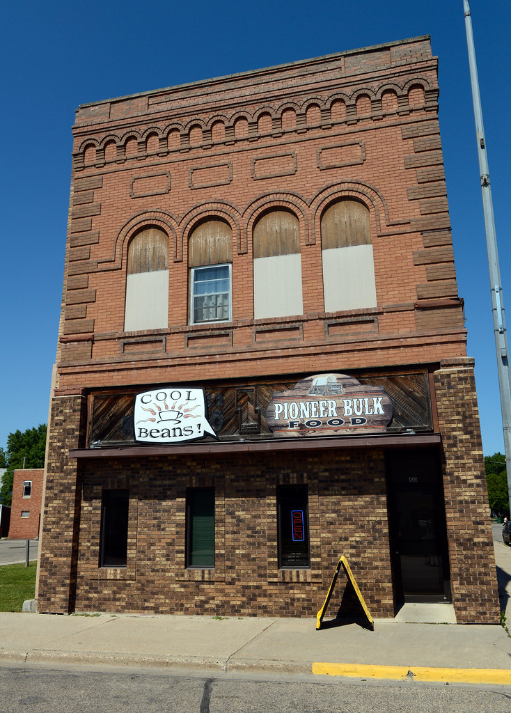 Cafe and bulk foods store, Cando, North Dakota Cafe serves… Flickr