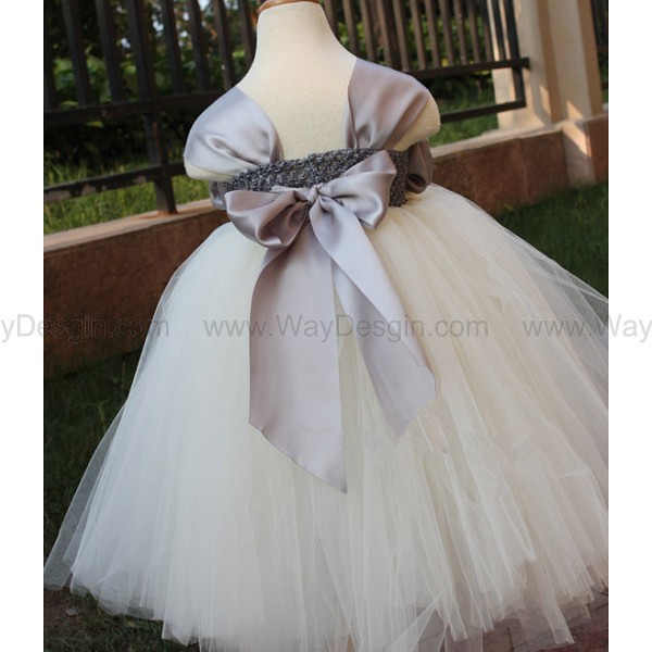 Flower Girl Dress Grey Flickr