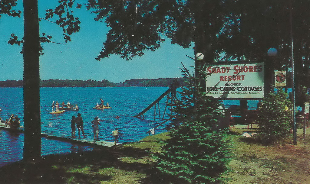 SW Dowagiac Sister Lakes MI 1950s SHADY SHORES VACATON RES… Flickr