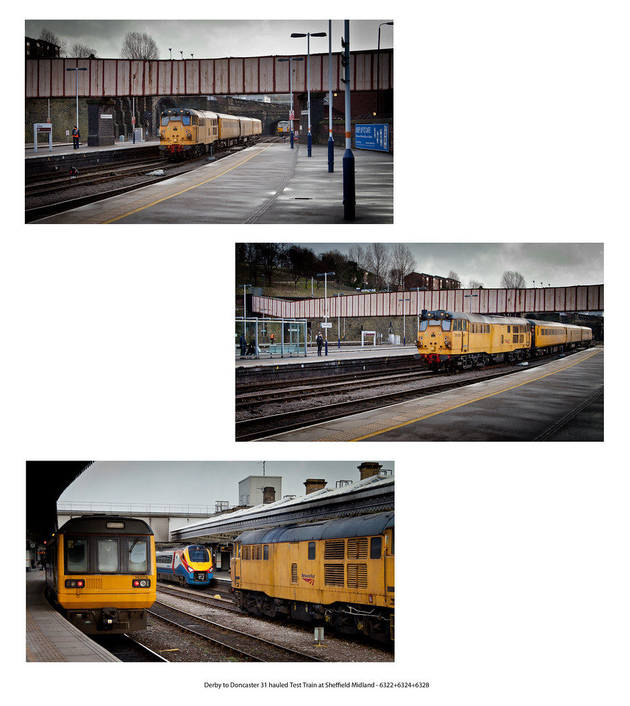 Derby to Doncaster 31 hauled Test Train at Sheffield Midla… Flickr