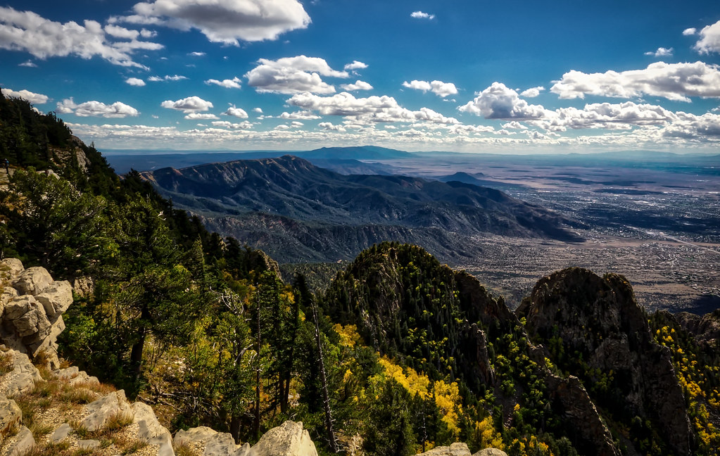 The Sandia Mountains This is the Sandia Mountains, just ou… Flickr