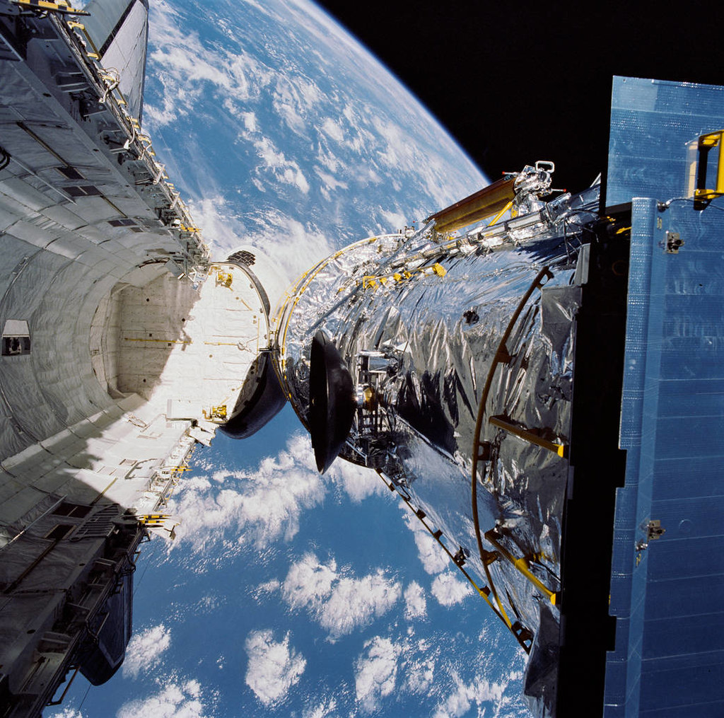 Deployment of the Hubble Space Telescope In this April 25,… Flickr