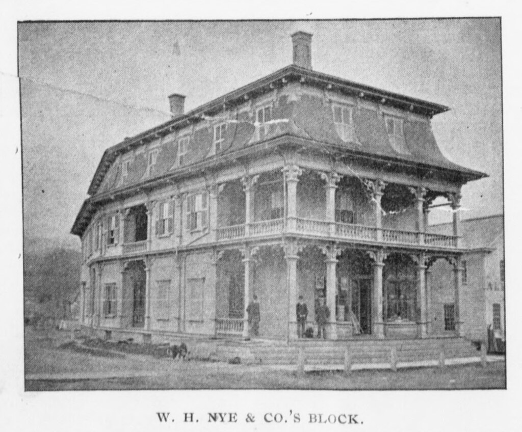 "W.H. Nye & Co.'s Block," 1896 Johnson, Vermont News and c… Flickr