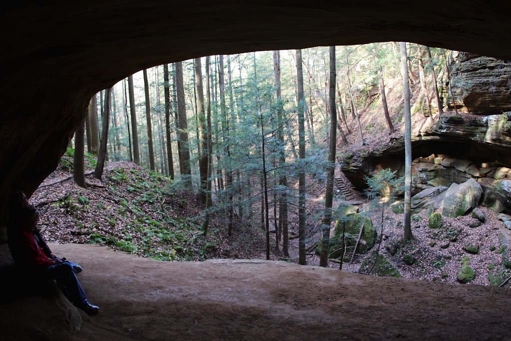 Under the earth Cantwell Cliffs Hocking Hills State Park