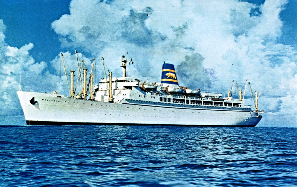 SS Mariposa, Cruise Ship, Pacific Far East Line