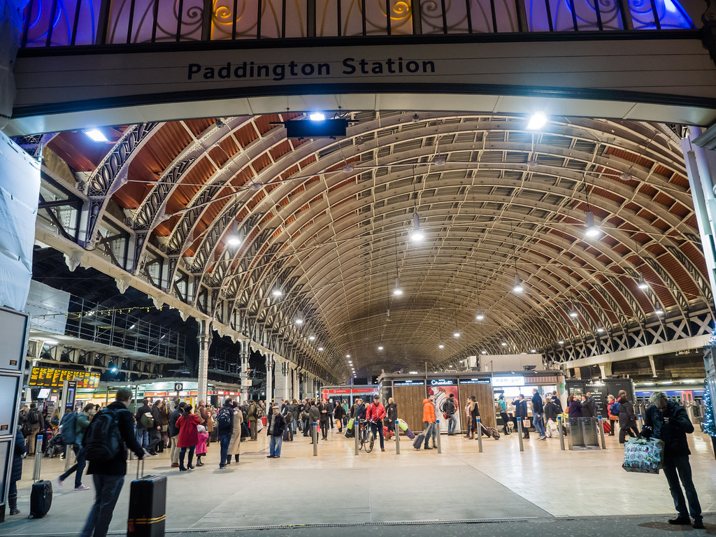 Paddington Station Near Christmas time James Petts Flickr