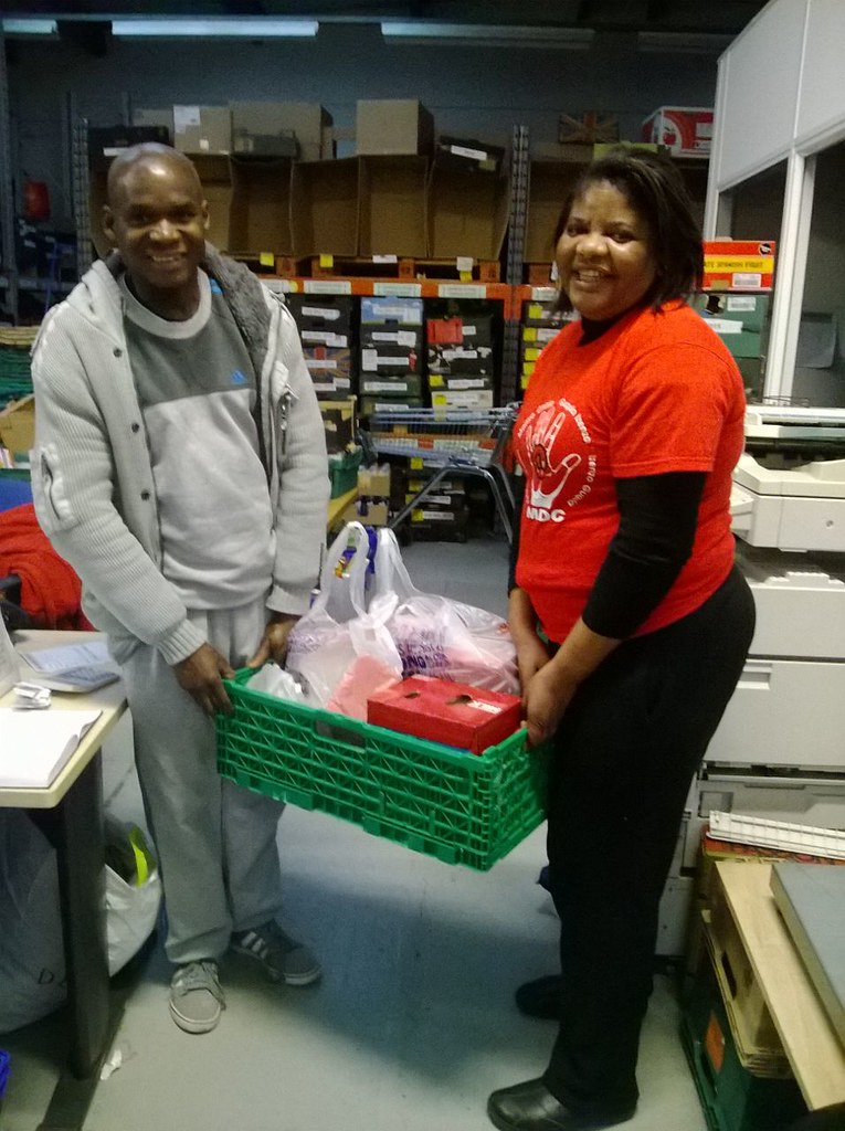 High Slough Branch members donating food Bank a C… Flickr