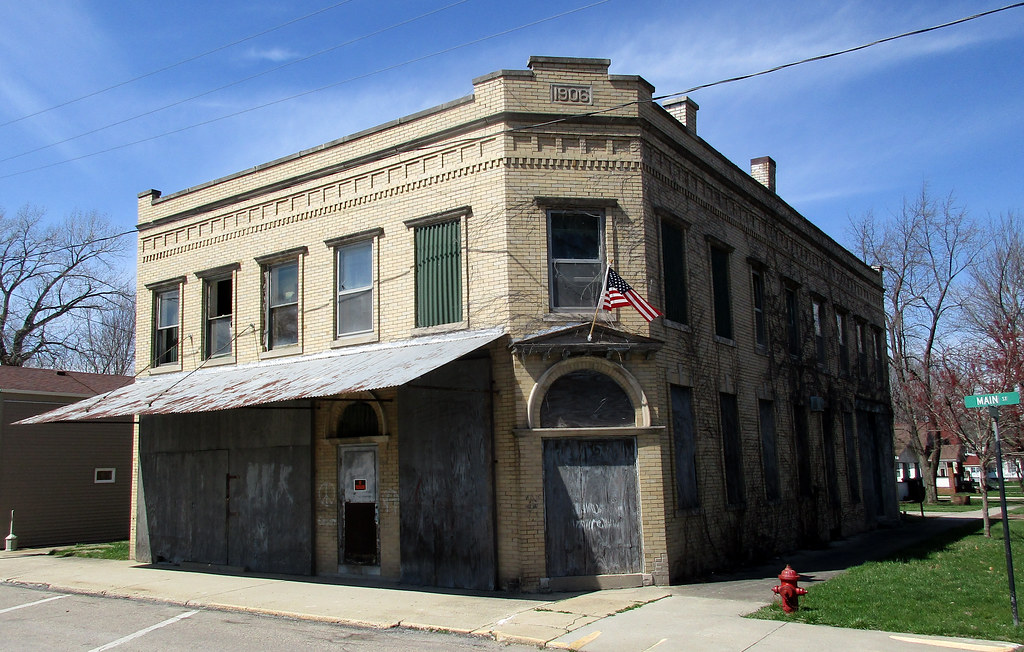 Vacant Building, Wapella, Illinois *Hajee Flickr
