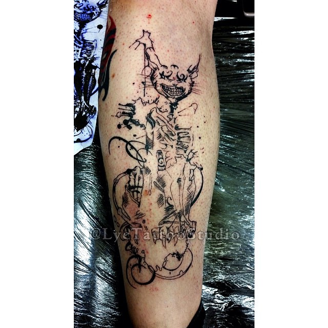Made A Really Good Start On This Crazy Abstract Cheshire C… | Flickr 640_x_640_jpg
