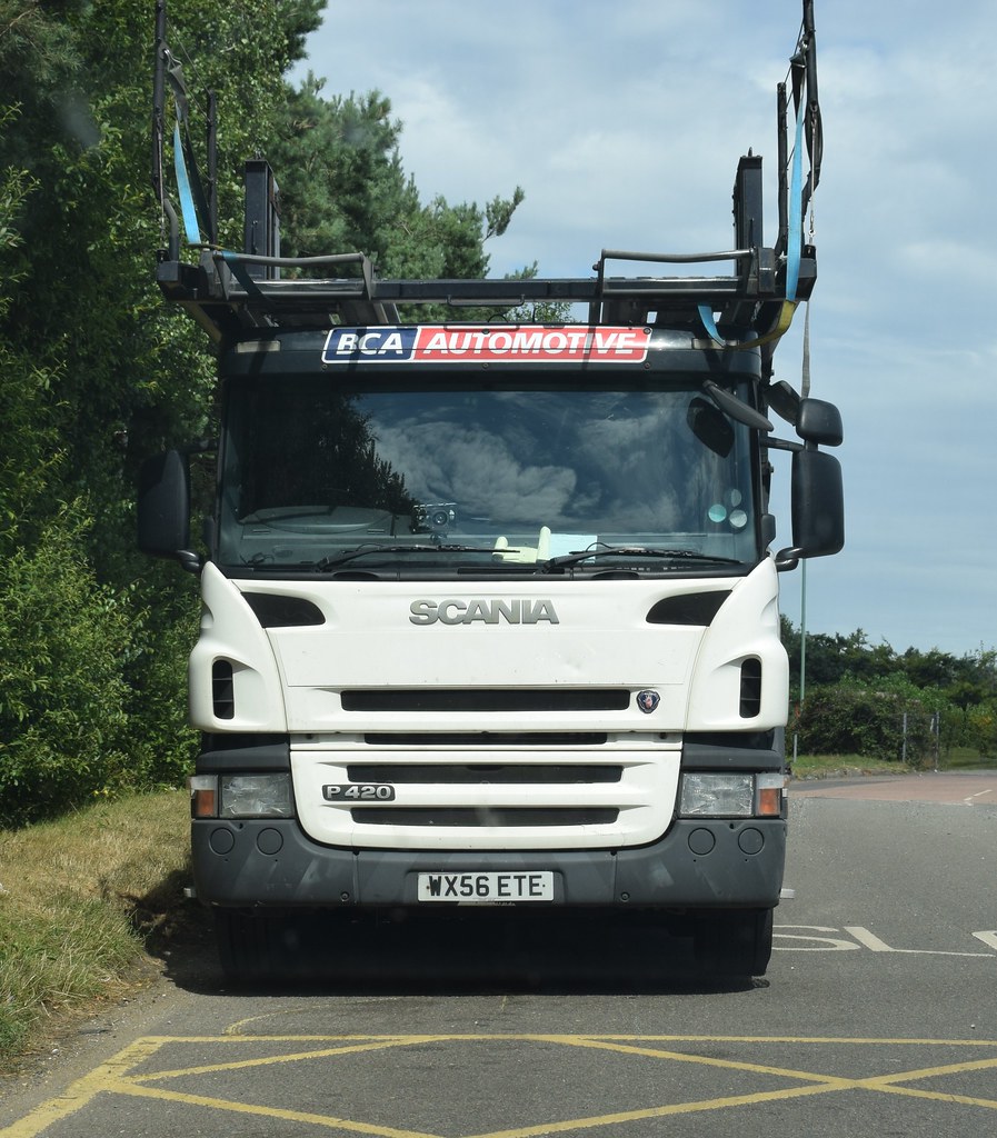 WX56ETE BCA Automotive Scania Car Transporter Blackbushe, … Graham